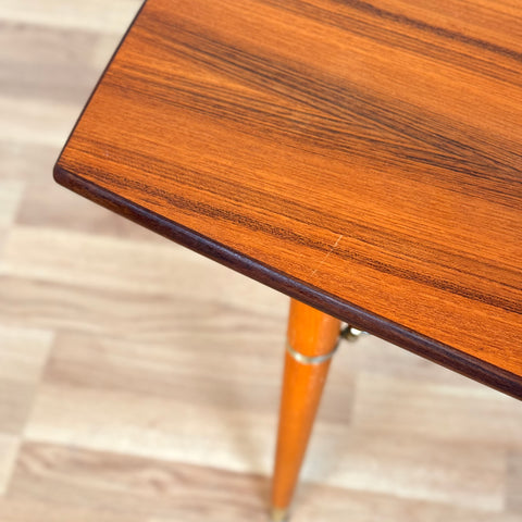 Swedish coffee table in teak & beech