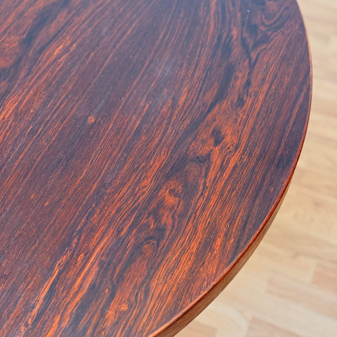 Danish round dining table by Kai Kristiansen for Feldballes Furniture Factory