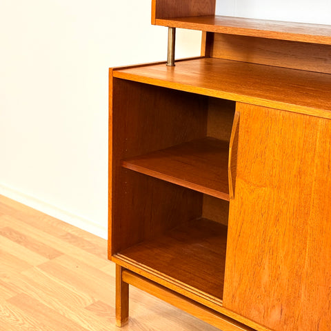 Swedish bookshelf in teak & beech by AB Möbelfabriken Varia, model 'Varia bokhylla'