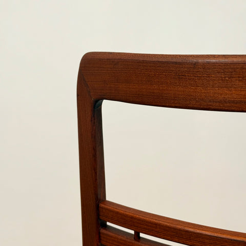 Swedish dining chairs in walnut by Svante Skogh