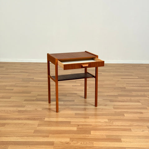 Set of 2 bedside tables in teak, 1950s-60s, Sweden