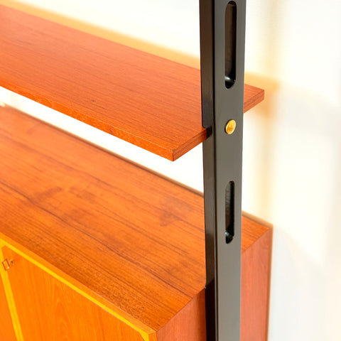 Swedish bookshelf in teak by IKEA, model 'Roxen'