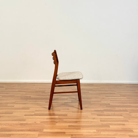 Danish set of 4 dining chairs in teak and beech by SAX