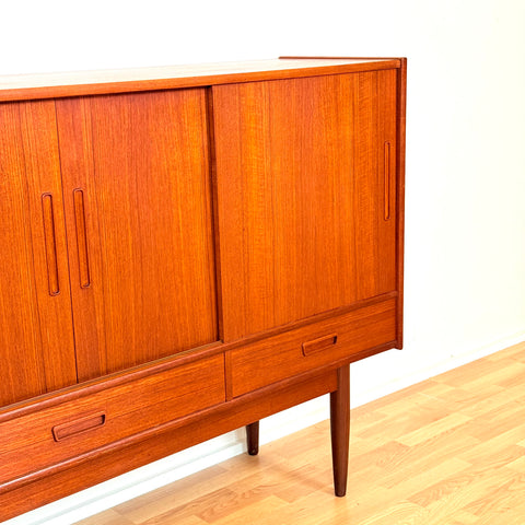 Danish highboard in teak