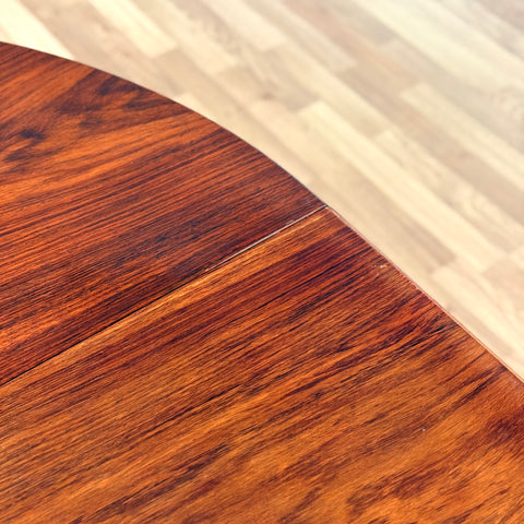 Danish round dining table by Kai Kristiansen for Feldballes Furniture Factory