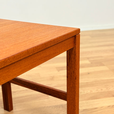Swedish side table in teak