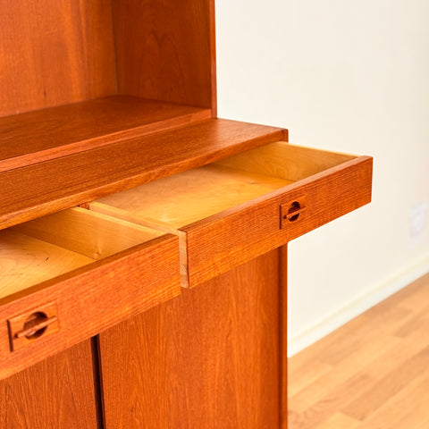 Swedish bookshelf in teak
