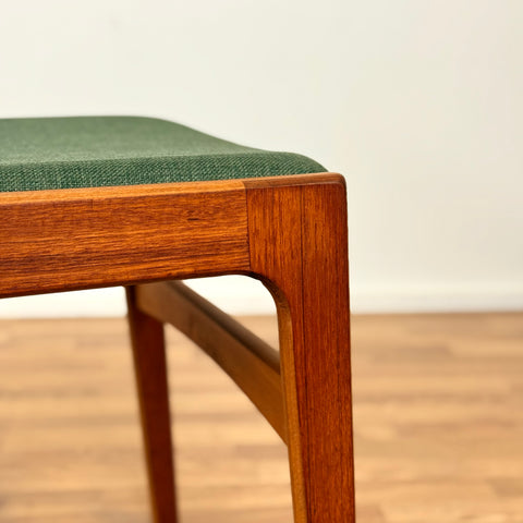 Danish set of 6 dining chairs in teak by Erik Buch