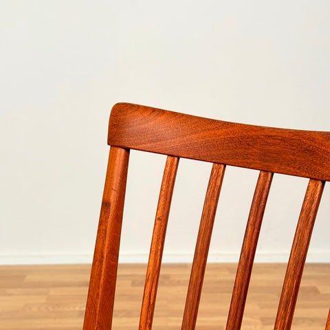Swedish set of 4 dining chairs in teak by Carl Malmsten