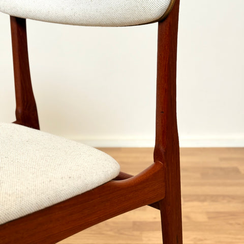 Danish set of 6 dining chairs by B. Rasmussen for Thorso Mobelfabrik