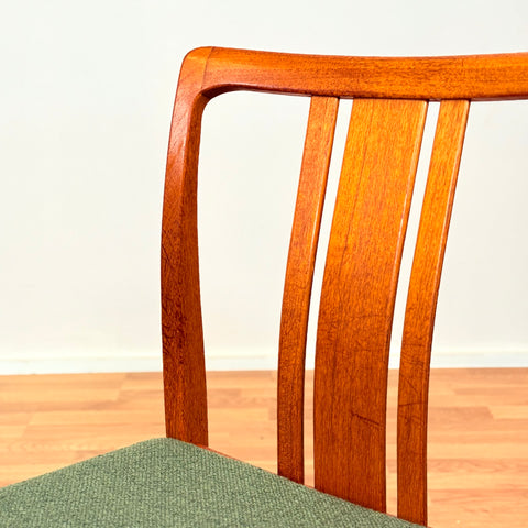 Swedish dining chairs in teak by AB Linde Nilsson, Lammhult