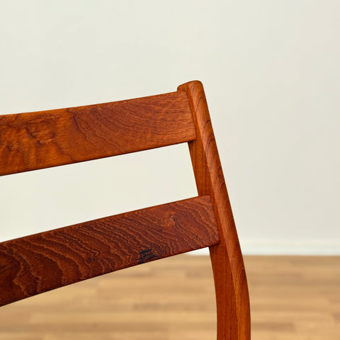 Swedish dining chairs in teak by Ulferts