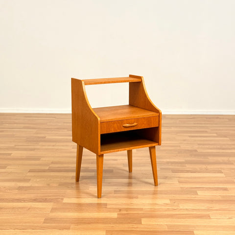 Swedish side table in beech