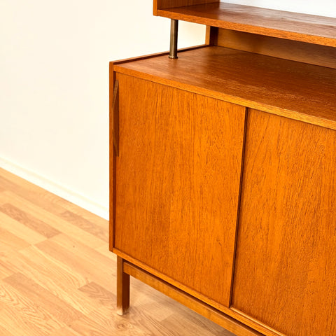 Swedish bookshelf in teak & beech by AB Möbelfabriken Varia, model 'Varia bokhylla'