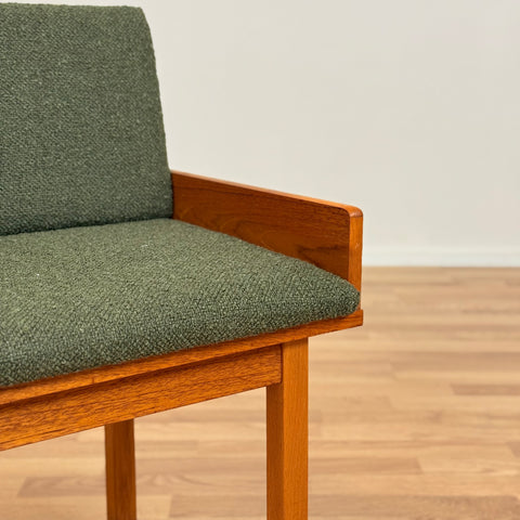 Hall bench in teak, 1950s-60s, Sweden