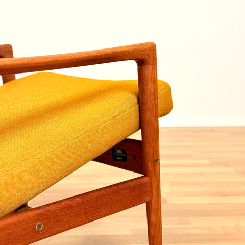 Swedish armchair in teak by DUX