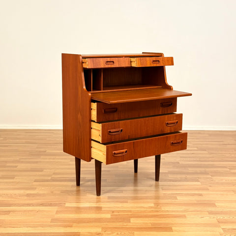 Danish secretary desk in teak