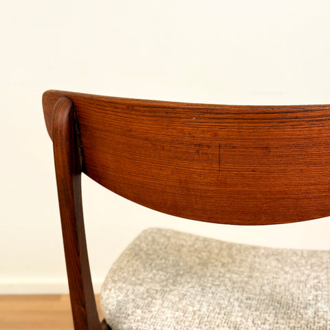 Set of 8 dining chairs in teak, 1950s-60s, Denmark