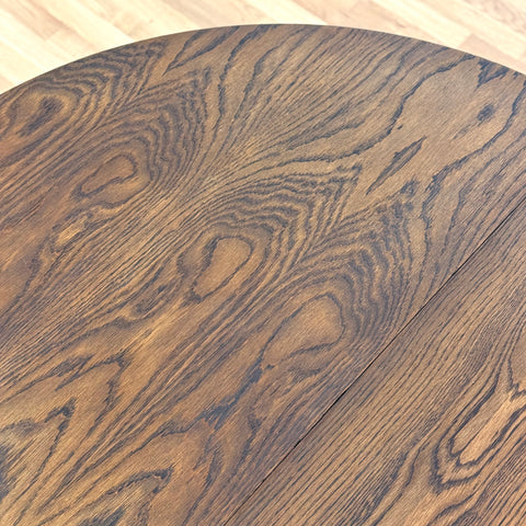Round dining table in oak, 1950s-60s, Denmark