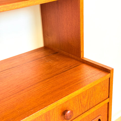 Swedish bookshelf in teak
