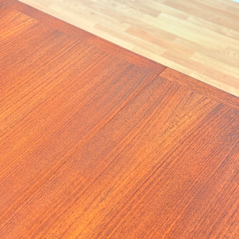 Swedish rectangular dining table in teak by Ulferts Möbler