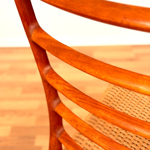 Danish dining chairs in teak by Niels O. Moller