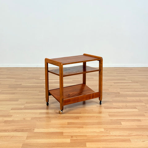 Danish side table in teak