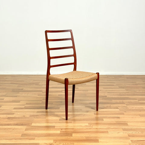 Danish dining chairs in teak by Niels O. Moller