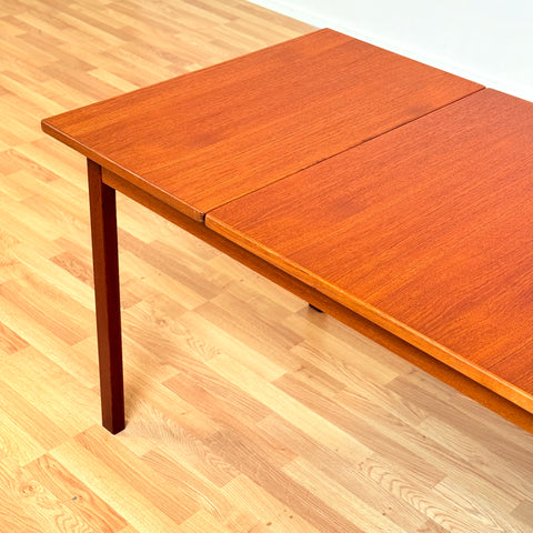 Swedish rectangular dining table in teak by Ulferts Tibro