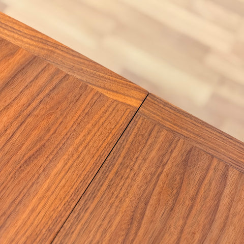 Swedish oval dining table in walnut