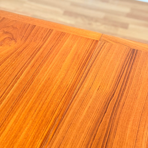 Danish rectangular dining table in teak