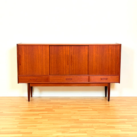 Danish highboard in teak