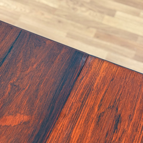 Danish large round dining table in Santos rosewood by Oman Junn
