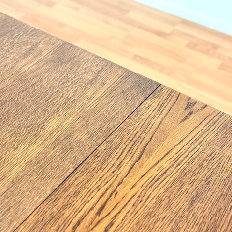 Danish oval dining table in oak by Farstrup