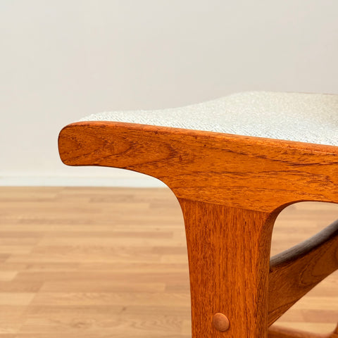 Danish dining chairs in solid teak by Gangso Møbler