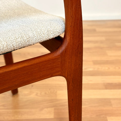 Danish set of 4 dining chairs by Erik Buch for O.D. Møbler