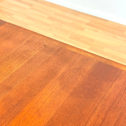 Swedish rectangular dining table in teak by Nils Jonsson for Troeds