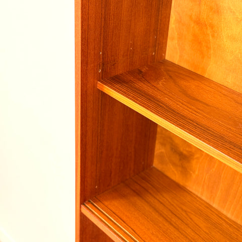 Swedish bookshelf in teak and beech