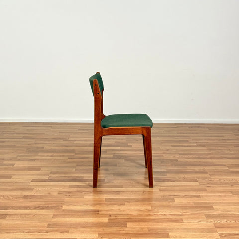 Danish set of 6 dining chairs in teak by Erik Buch