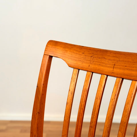 Swedish dining chairs in walnut by Svante Skogh