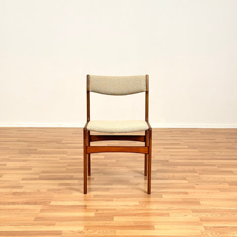 Dining chairs in teak by Erik Buch