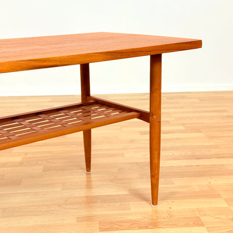 Swedish coffee table in teak & beech