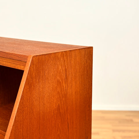 Danish secretary desk with mirror in teak