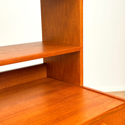Swedish bookshelf in teak by Bertil Fridhagen for Bodafors