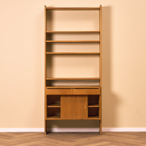 Swedish bookshelf in oak