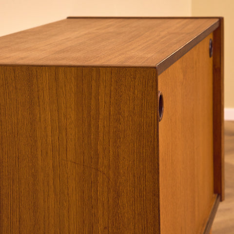 Swedish sideboard in teak and beech