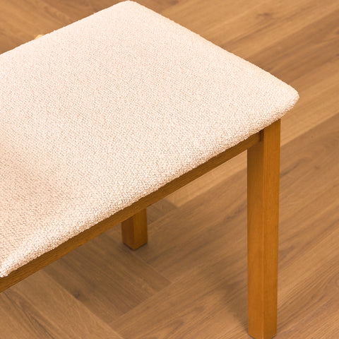 Swedish hall bench in oak