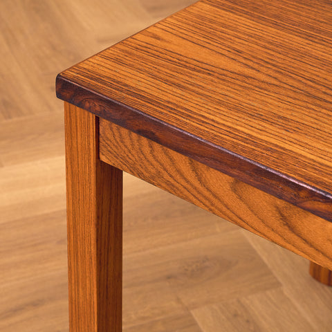 Swedish side table in teak