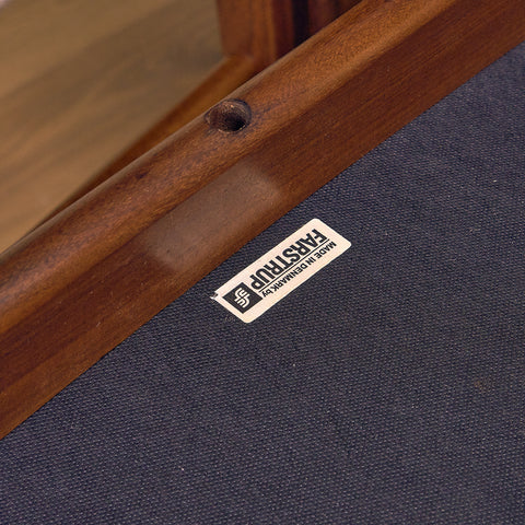 Danish dining chairs in walnut by Farstrup