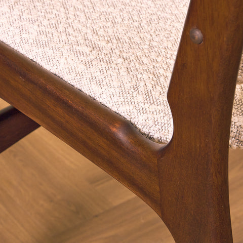 Danish dining chairs in mahogany by Erik Buch, model 98